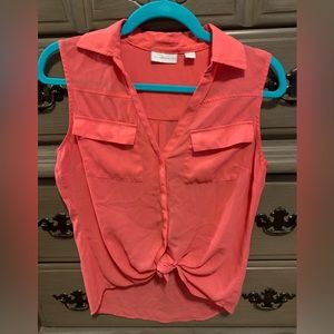 Coral New York & Co Blouse Size Small